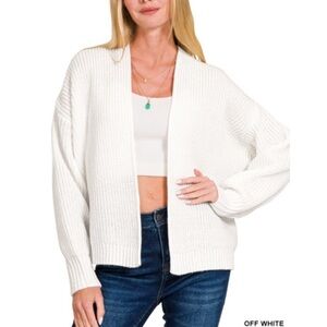 $25 start 191 ❤️ Zenana OPEN FRONT DROP SHOULDER SWEATER
CARDIGAN